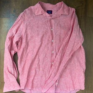 UNTUCKit Salmon colored button up shirt - Large
